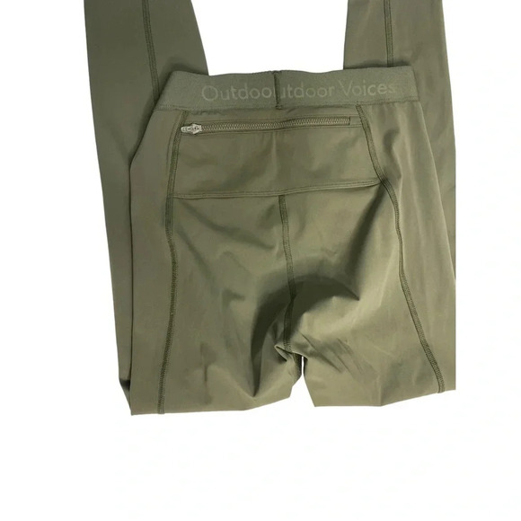 Outdoor Voices full length olive green legging size small - Picture 4 of 5